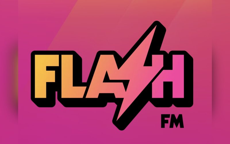 Logo oficial de Flash FM en GTA 6